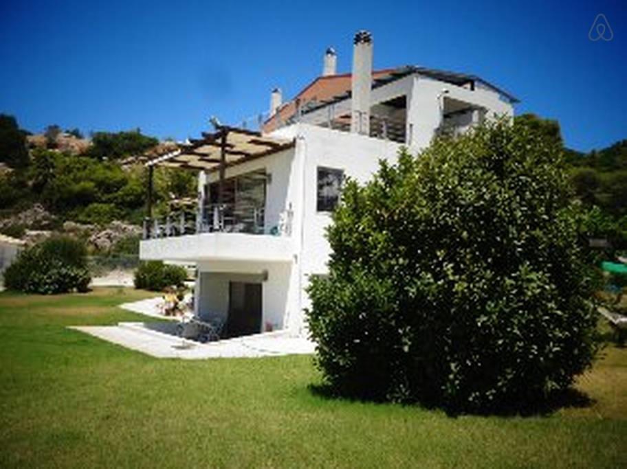 Marvelous House By The Sea Villa Limni Vouliagmenis Exterior foto